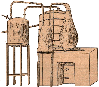 Alambic Père Labat, Rhum, eaux de vie de canne D Kervegant - 1946 alambic pere labat